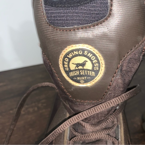Red Wing Mens Irish Setter 821 Vaprtrek Waterproof Insulated 600 Gram Boots Sz 9 - Picture 5 of 9